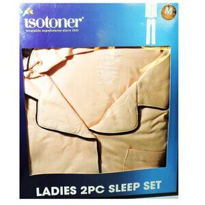 Ladies 2 Piece Isotoner Sleep Set New In Box Never Worn Size Medium Pink Color